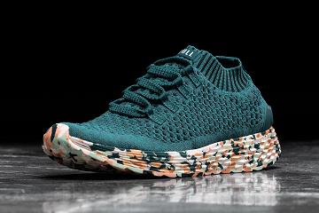 Deep / Turquoise Nobull Wild Jewel Knit Runner Women's Running Shoes | CA A1729H